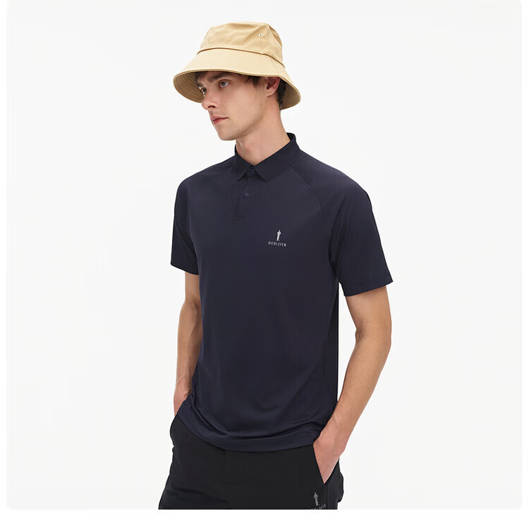 Biyinlefen Golf [Korean Imported Fabric] Spring Summer Men's Casual Sports Stretch Comfortable Soft Skin-friendly Short Sleeve Polo Shirt 9